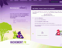 Tablet Screenshot of agri-dating.vachement.fr